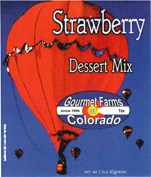 Delicious Strawberry Dessert Dip Mix from Gourmet Farms Dips